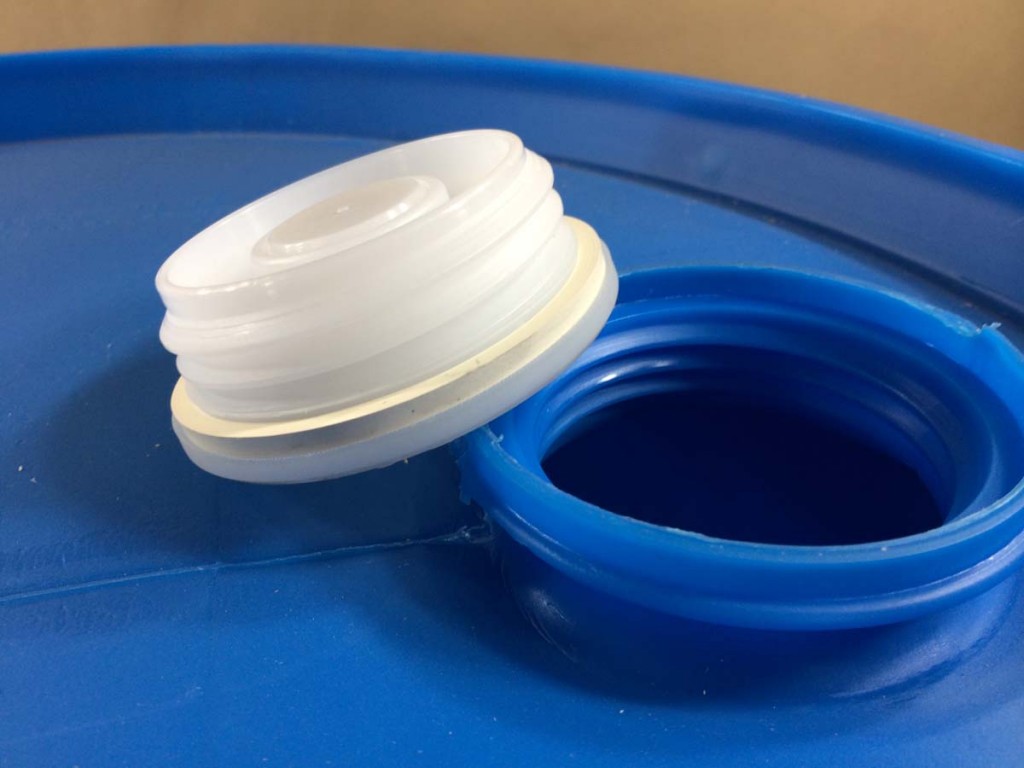  2 Inch   2 Inch Natural  Round  Plastic   Buttress Coarse Thread Plug w/EPDM Gasket