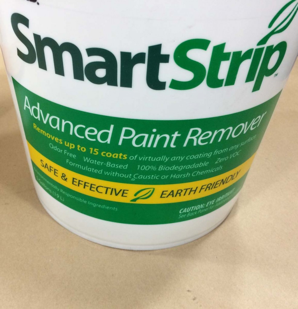 Brand name printed on plastic bucket.