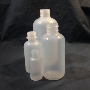 Plastic Boston Round Bottles