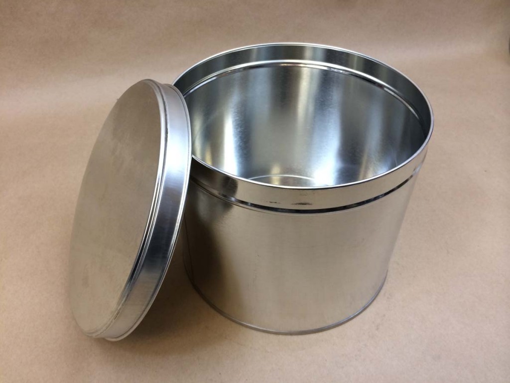 tin cans with lids pressure cap