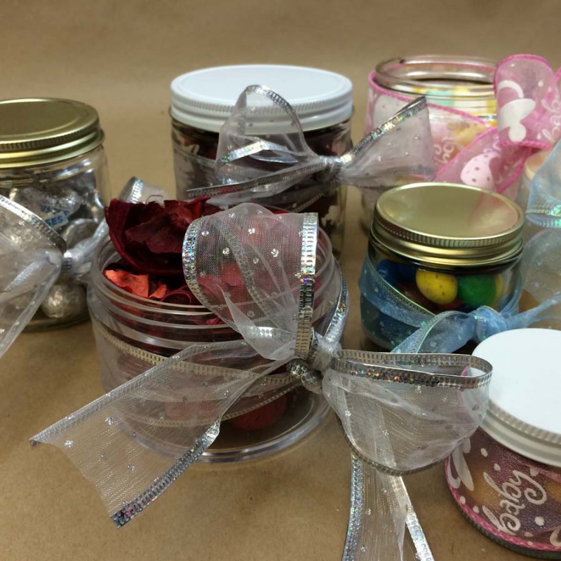 Wedding and Shower Favor Jars | Yankee Containers: Drums, Pails, Cans ...