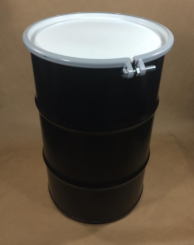 30 Gallon 18 Gauge Buff Epoxy Phenolic Lined Steel Drum for Storing ...