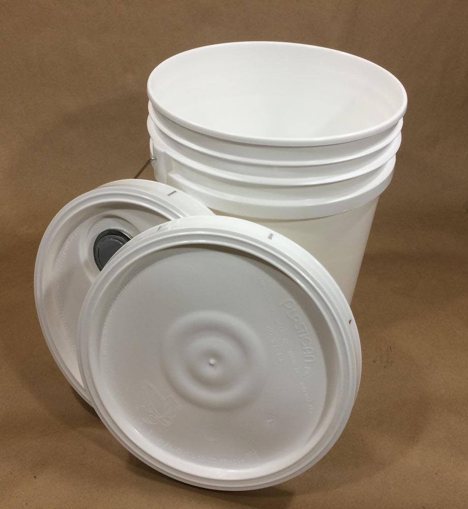 five gallon food grade plastic bucket