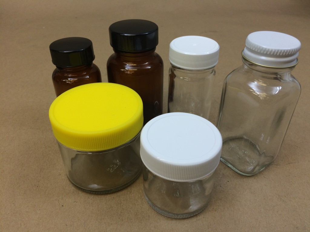 Small Glass Jars for Art Projects  Yankee Containers: Drums, Pails, Cans,  Bottles, Jars, Jugs and Boxes