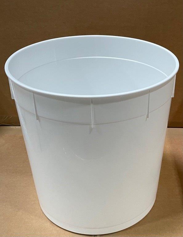 Uiifan 10 Pieces 0.5 Gallon 2 L Ice Cream Buckets with Lids Containers for  Homemade Ice Cream Tub Round Plastic Bucket with Handle Food Storage